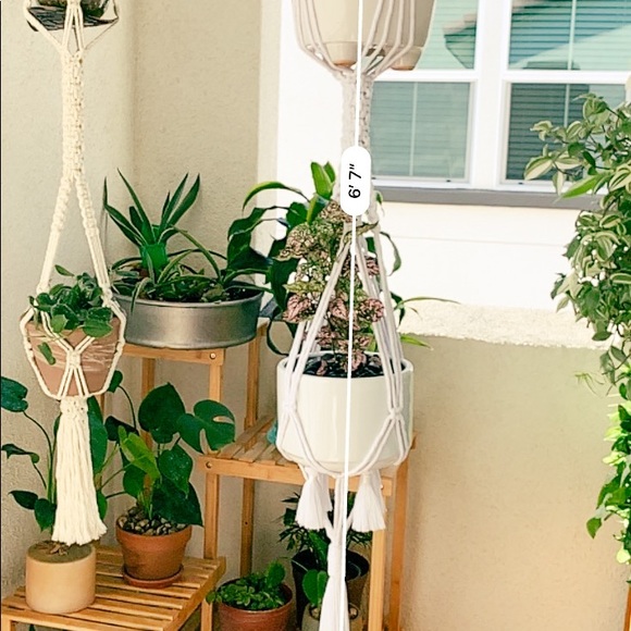 Alpine Macrame Two Pot Planter - Picture 9 of 10